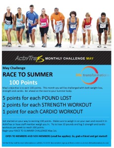 May Race to Summer Fitness Challenge