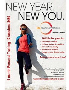 Life Transformations Personal training new year